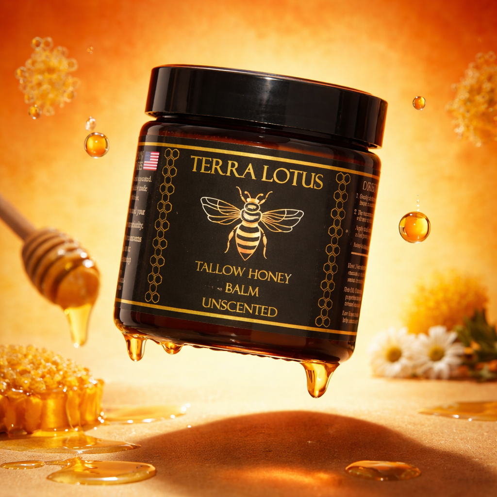 Terra Lotus Honey Balm: Regenera y protege la piel naturalmente