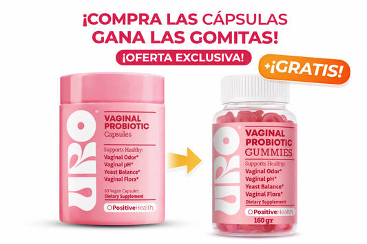 CAPSULAS URO + GUMMIES: PROBIOTICO VAGINAL
