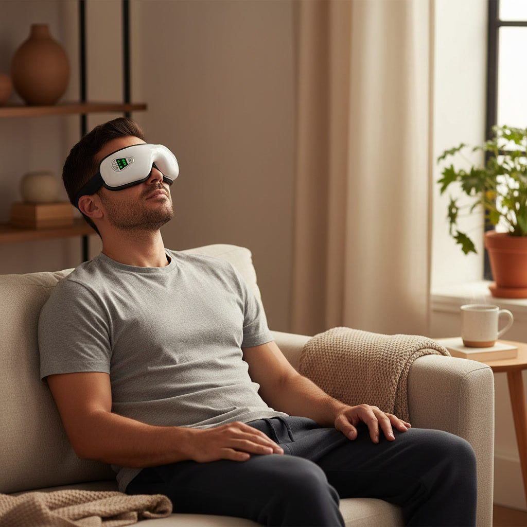 Gafas Masajeadoras Para Los Ojos: Reduce estrés y mejora tu descanso