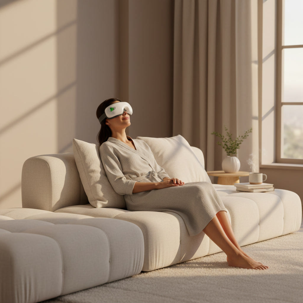 Gafas Masajeadoras Para Los Ojos: Reduce estrés y mejora tu descanso