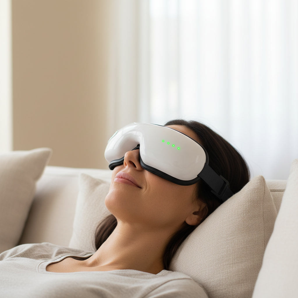 Gafas Masajeadoras Para Los Ojos: Reduce estrés y mejora tu descanso