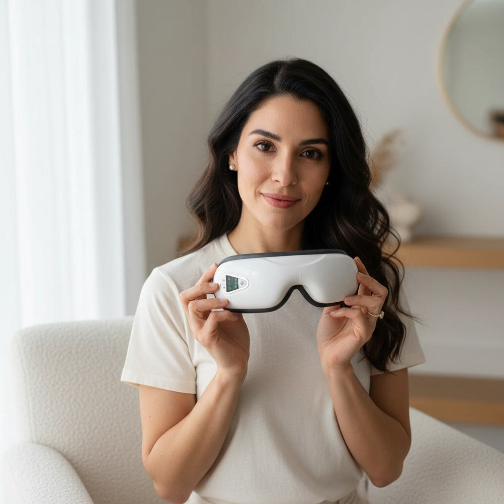 Gafas Masajeadoras Para Los Ojos: Reduce estrés y mejora tu descanso