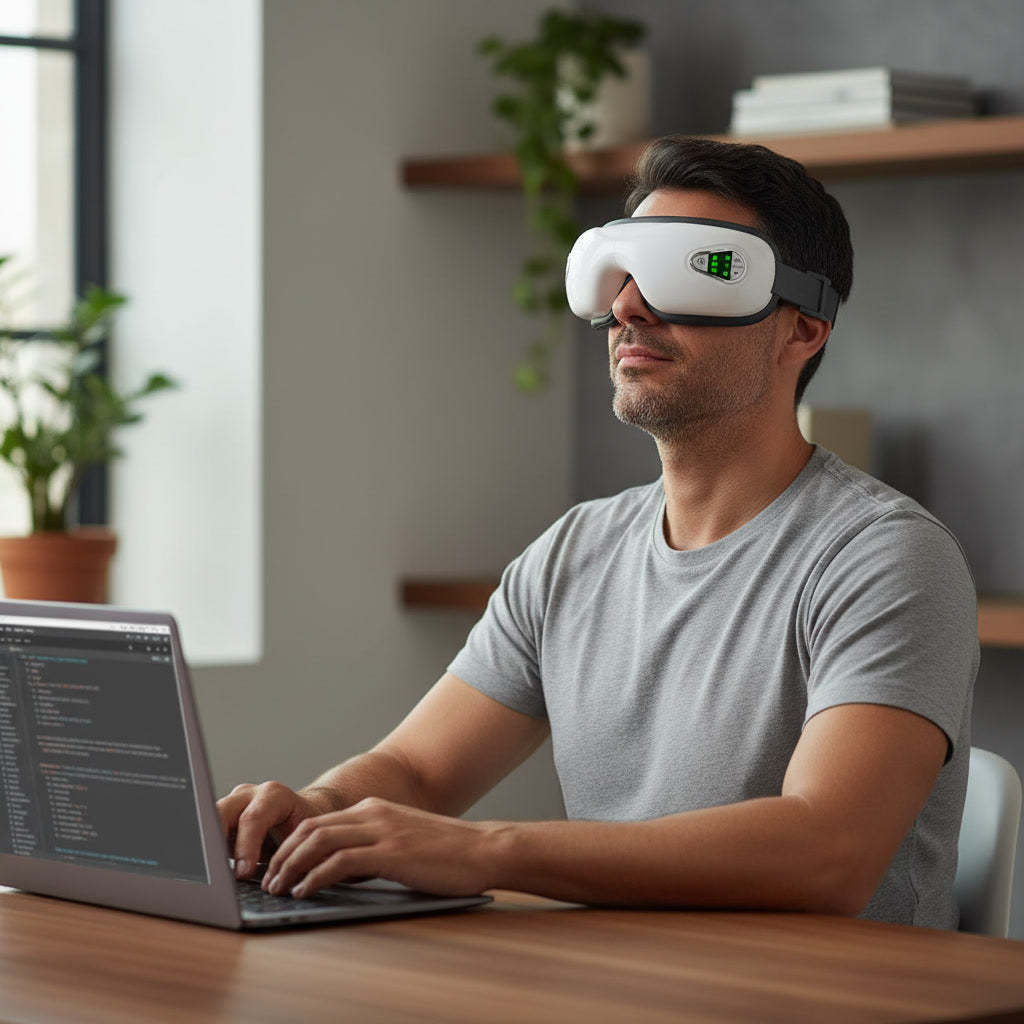 Gafas Masajeadoras Para Los Ojos: Reduce estrés y mejora tu descanso