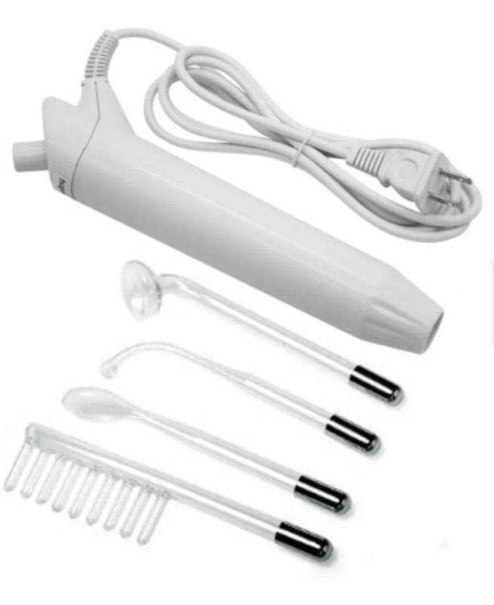 DermaPulse™ Dispositivo de Alta Frecuencia 4 en 1 para el cuidado de la piel y el cuero cabelludo.